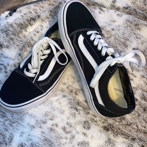 black old school vans